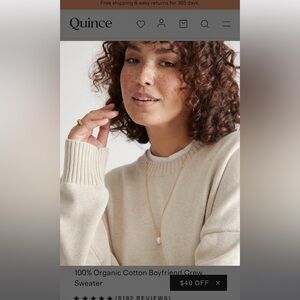 2 Quince Boyfriend Sweater Bundle